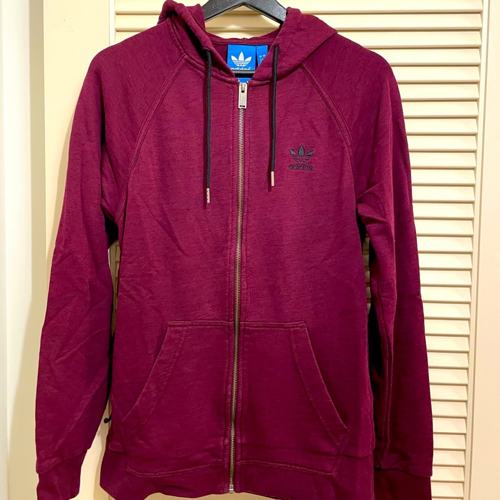 Pinkish Wine Adidas Hoodie